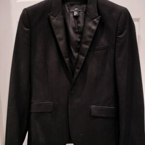 H&M Black Sport Coat Classic Tailoring
